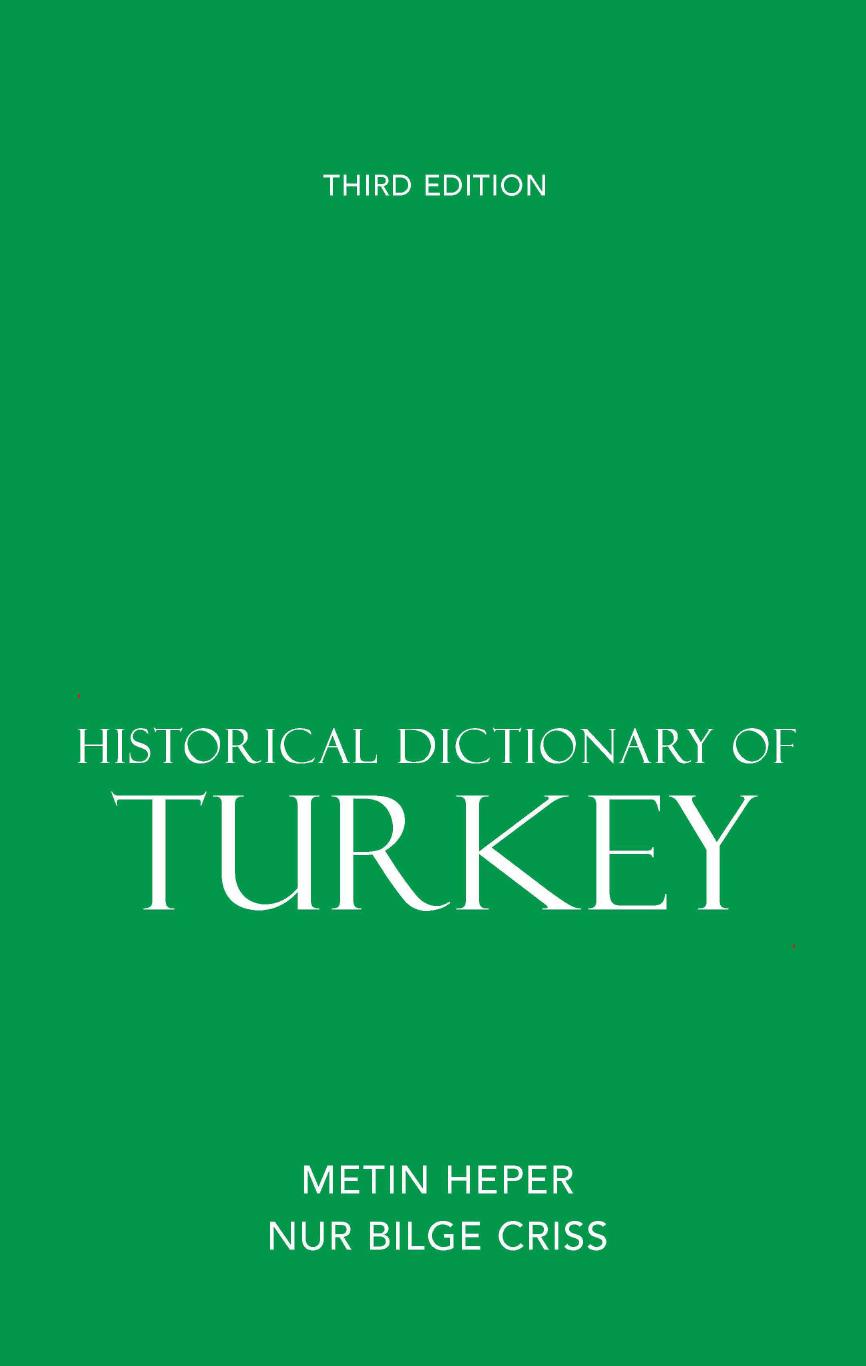 Historical Dictionary of Turkey