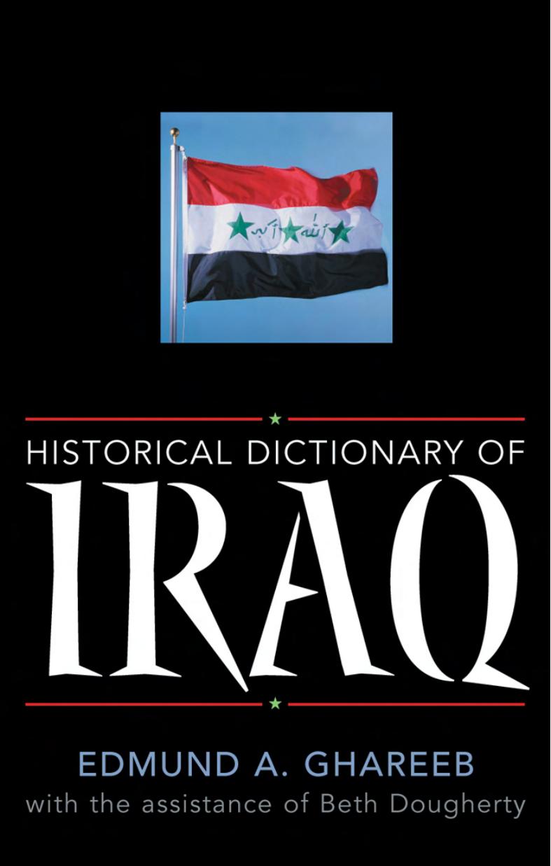 Historical Dictionary of Iraq