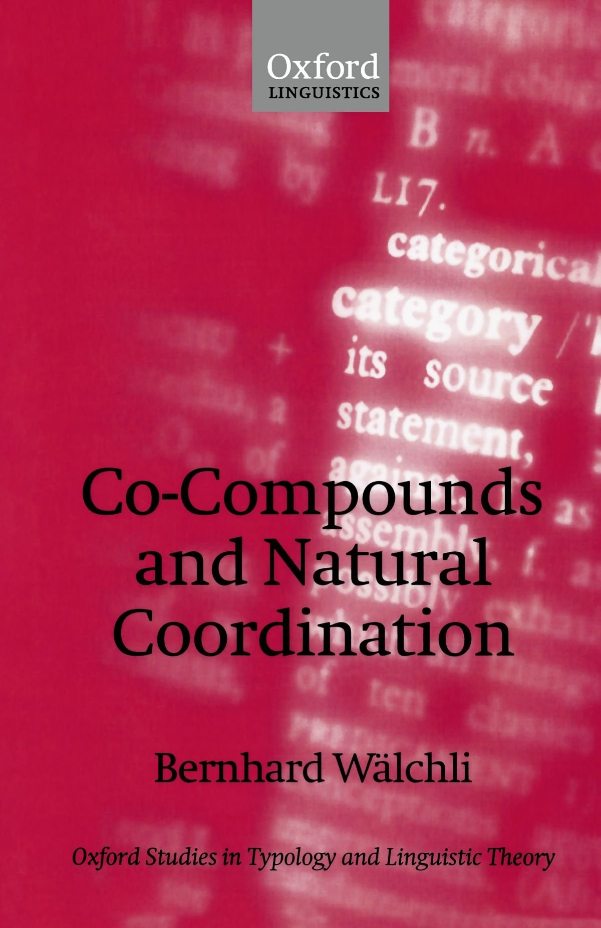 Co-Compounds and Natural Coordination