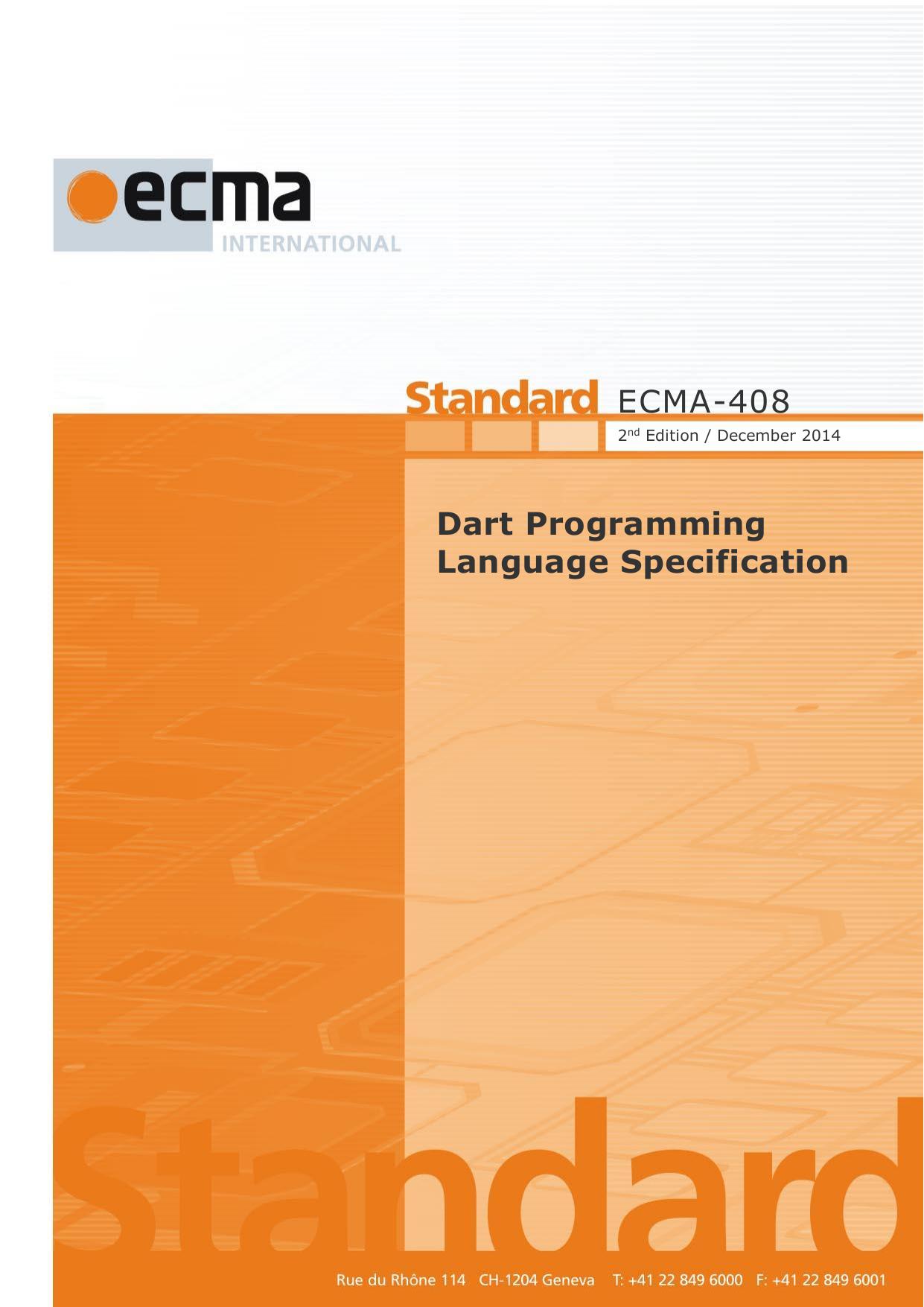 ECMA-408, 2nd edition, December 2014
