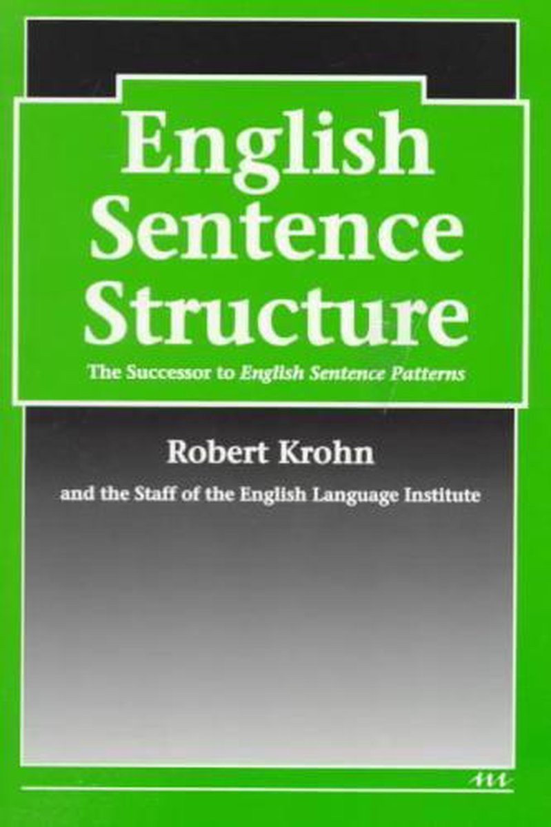 English Sentence Structure