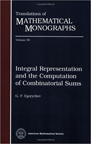 Integral Representation and the Computation of Combinatorial Sums