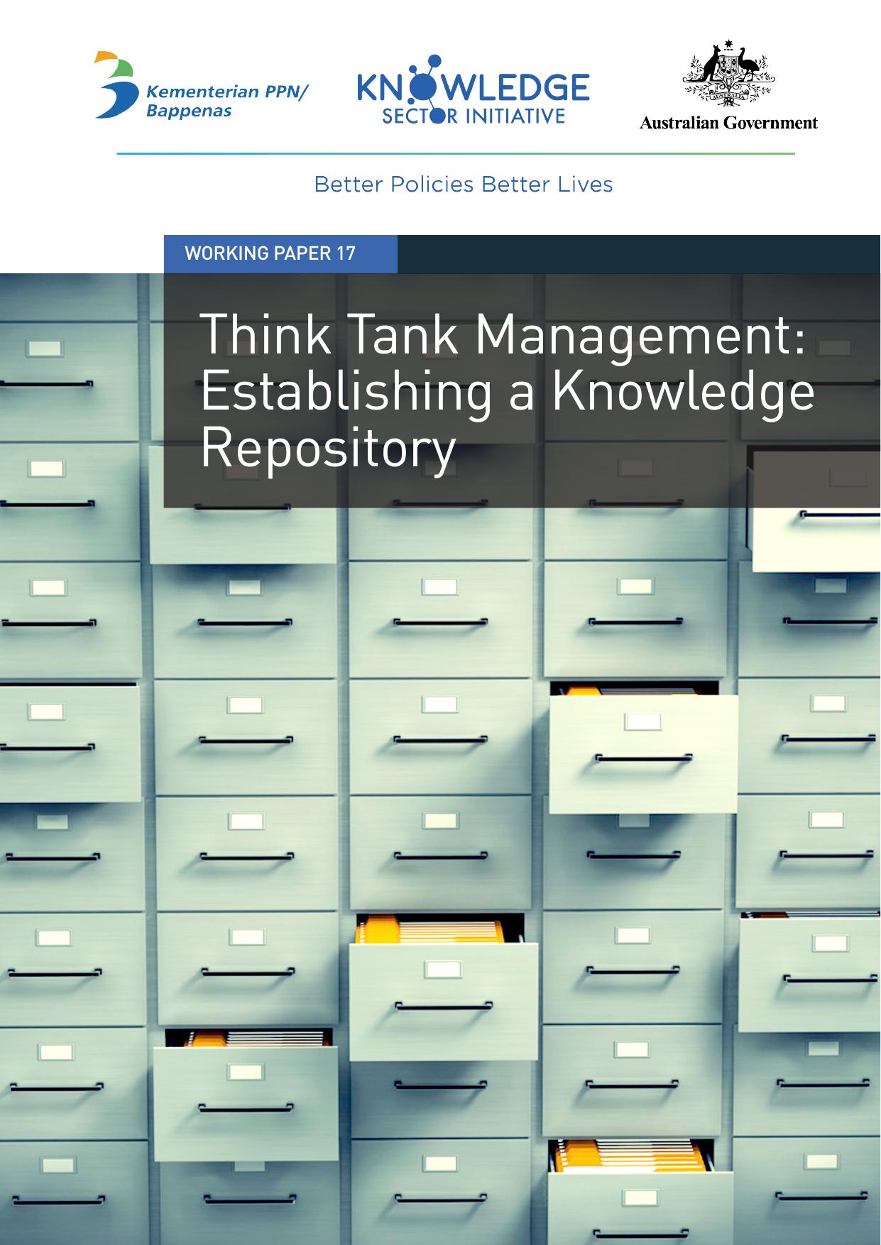 Think Tank Management Establishing a Knowledge Repository