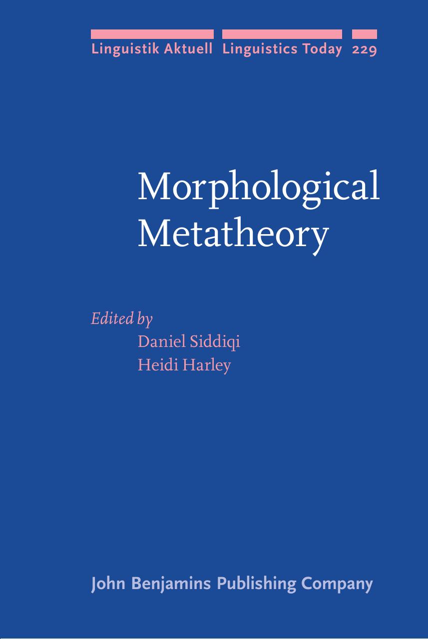 Morphological Metatheory