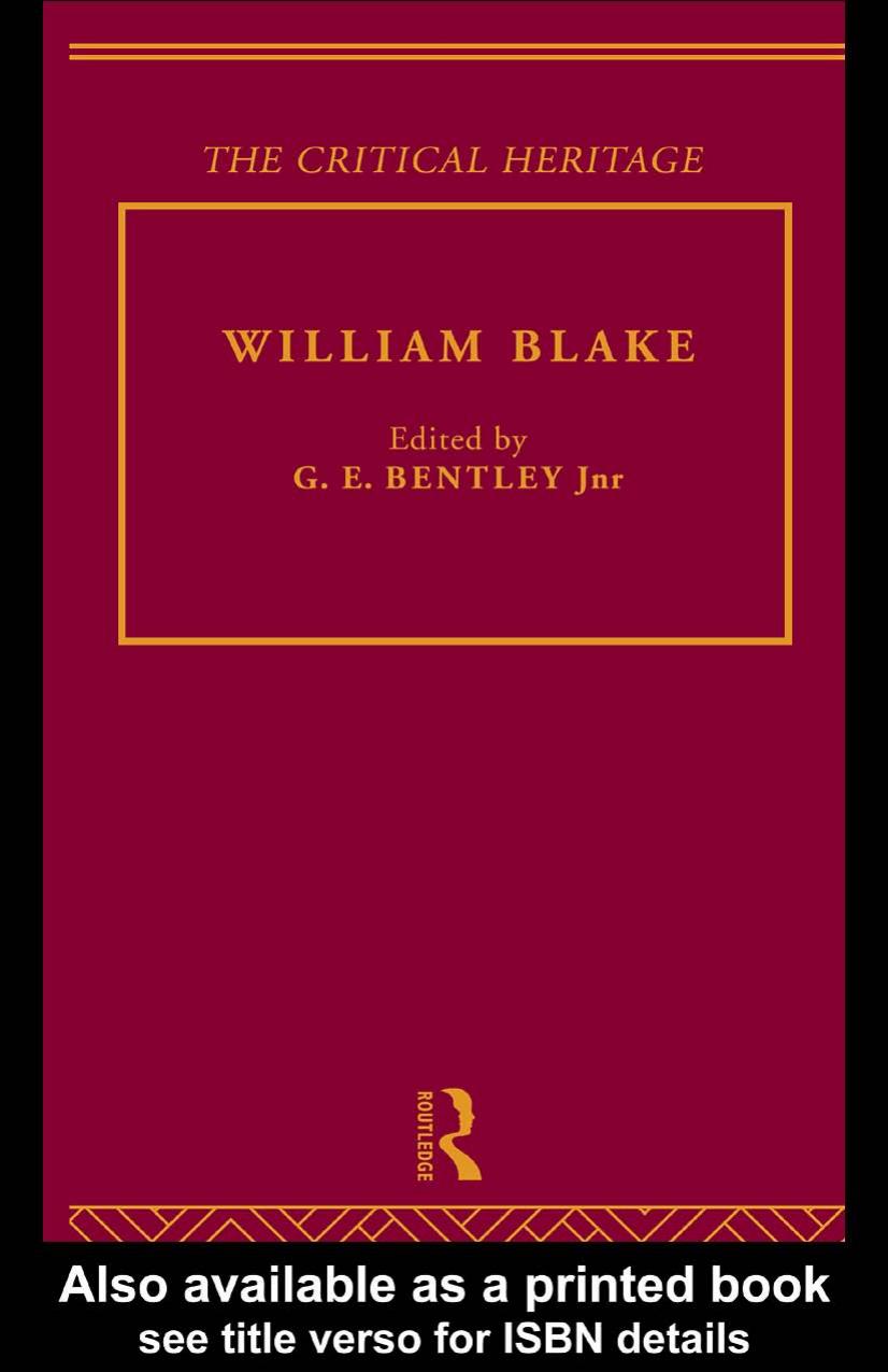 William Blake: The Critical Heritage