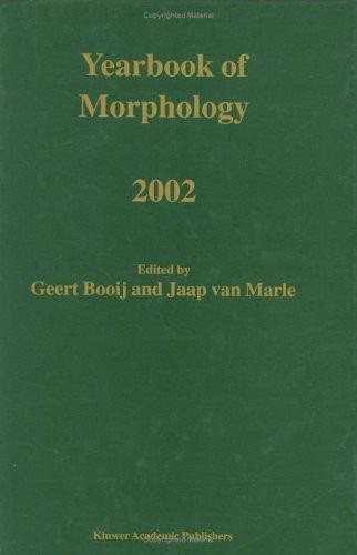 Yearbook of Morphology 2002