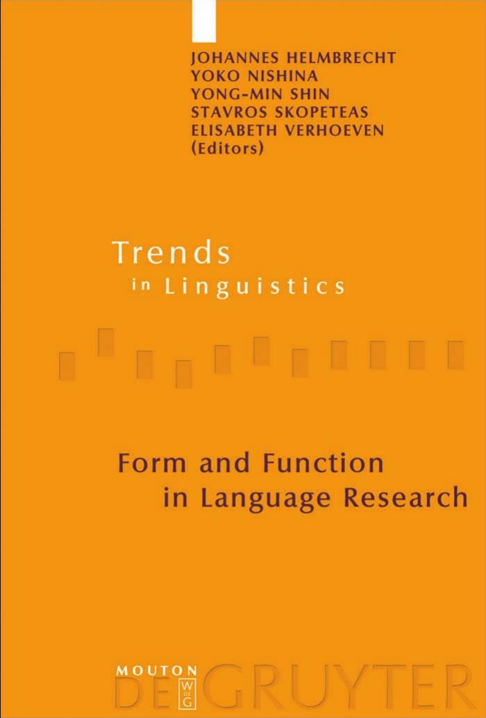 Form and Function in Language Research: Papers in Honour of Christian Lehmann