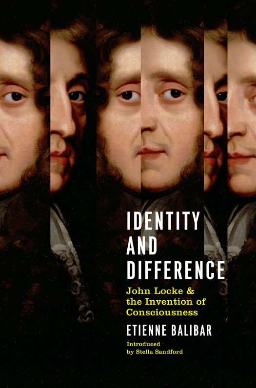 Identity and Difference: John Locke and the Invention of Consciousness