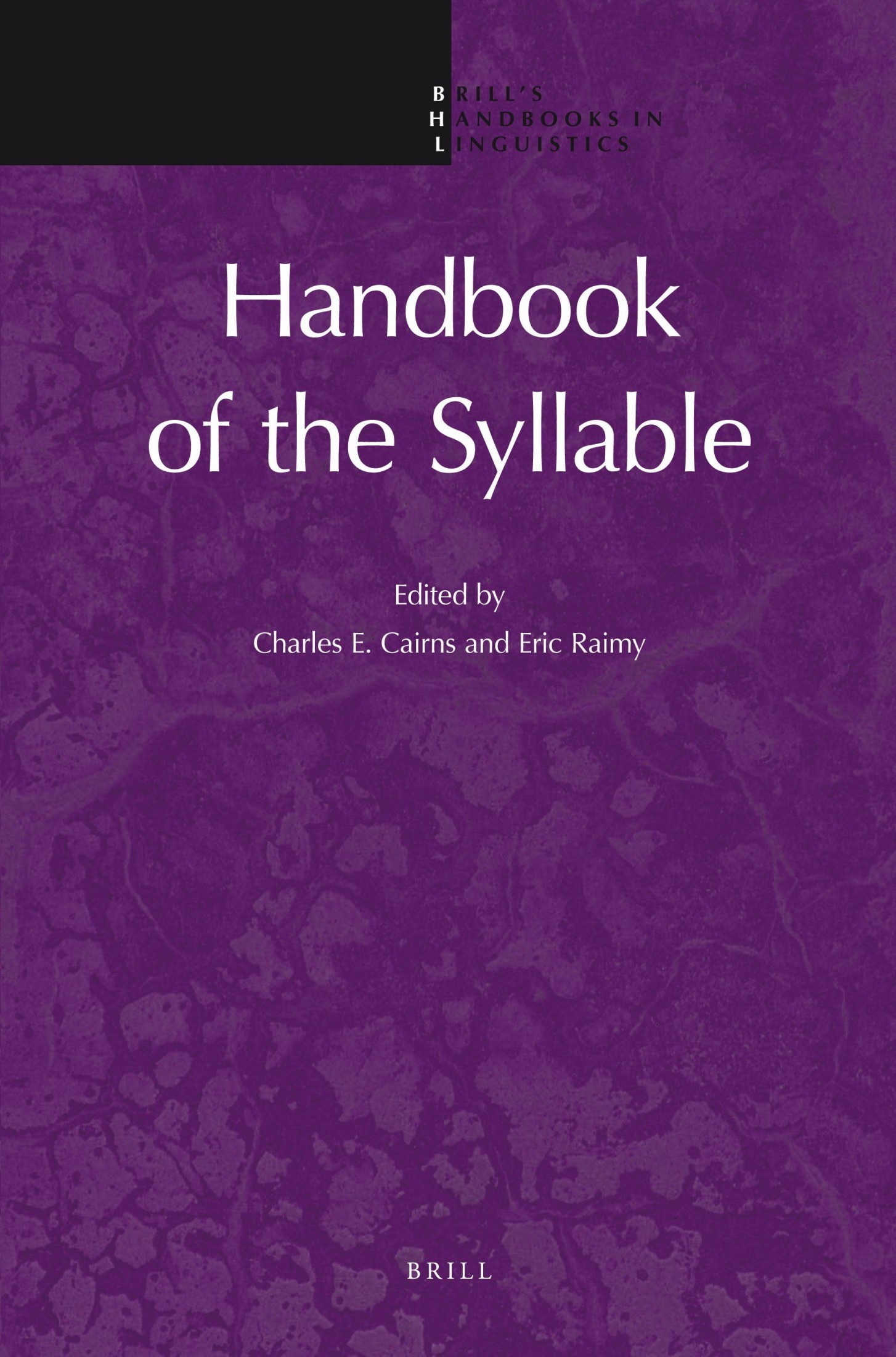 Handbook of the Syllable