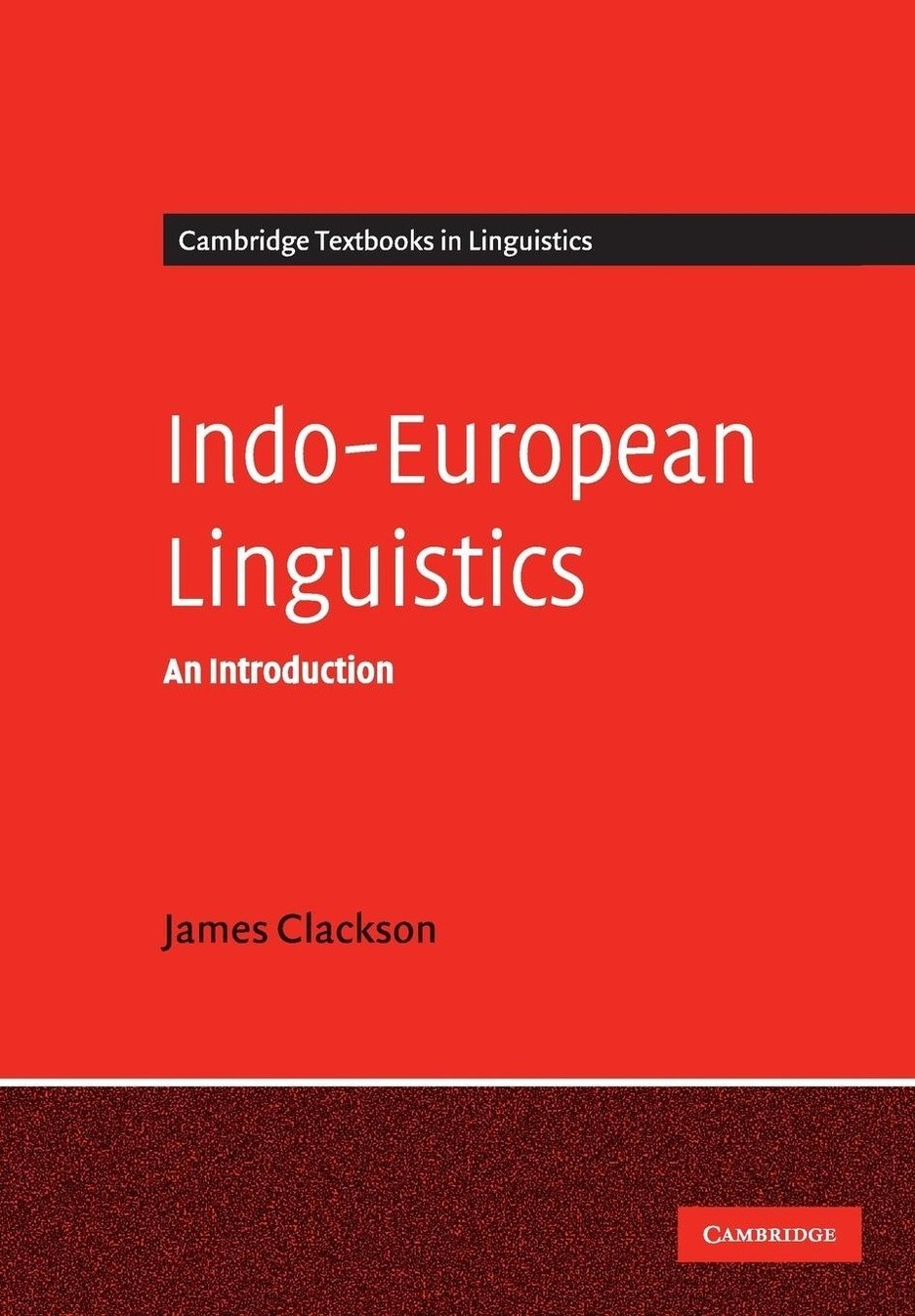 Indo-European Linguistics: An Introduction