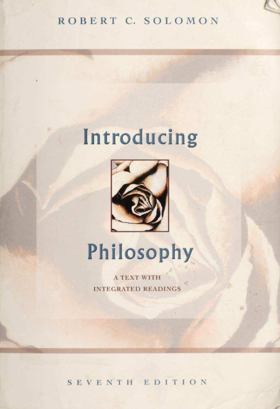 Introducing Philosophy: A Text with Integrated Readings