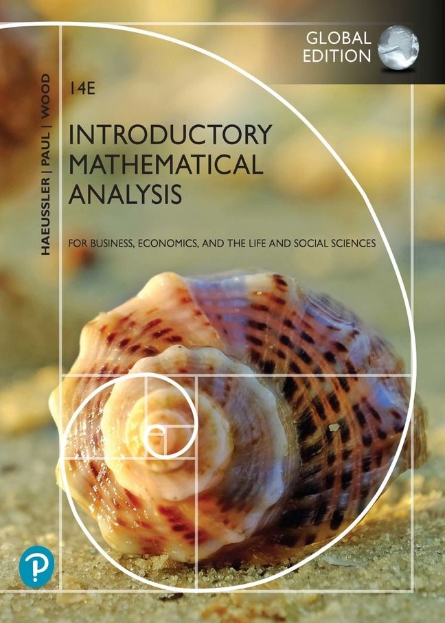 Introductory Mathematical Analysis for Business, Economics, and the Life and Social Sciences