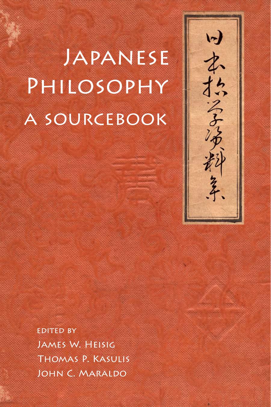 Japanese Philosophy: A Sourcebook