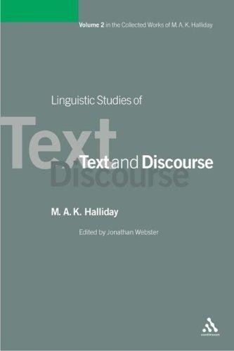 Linguistic Studies of Text and Discourse