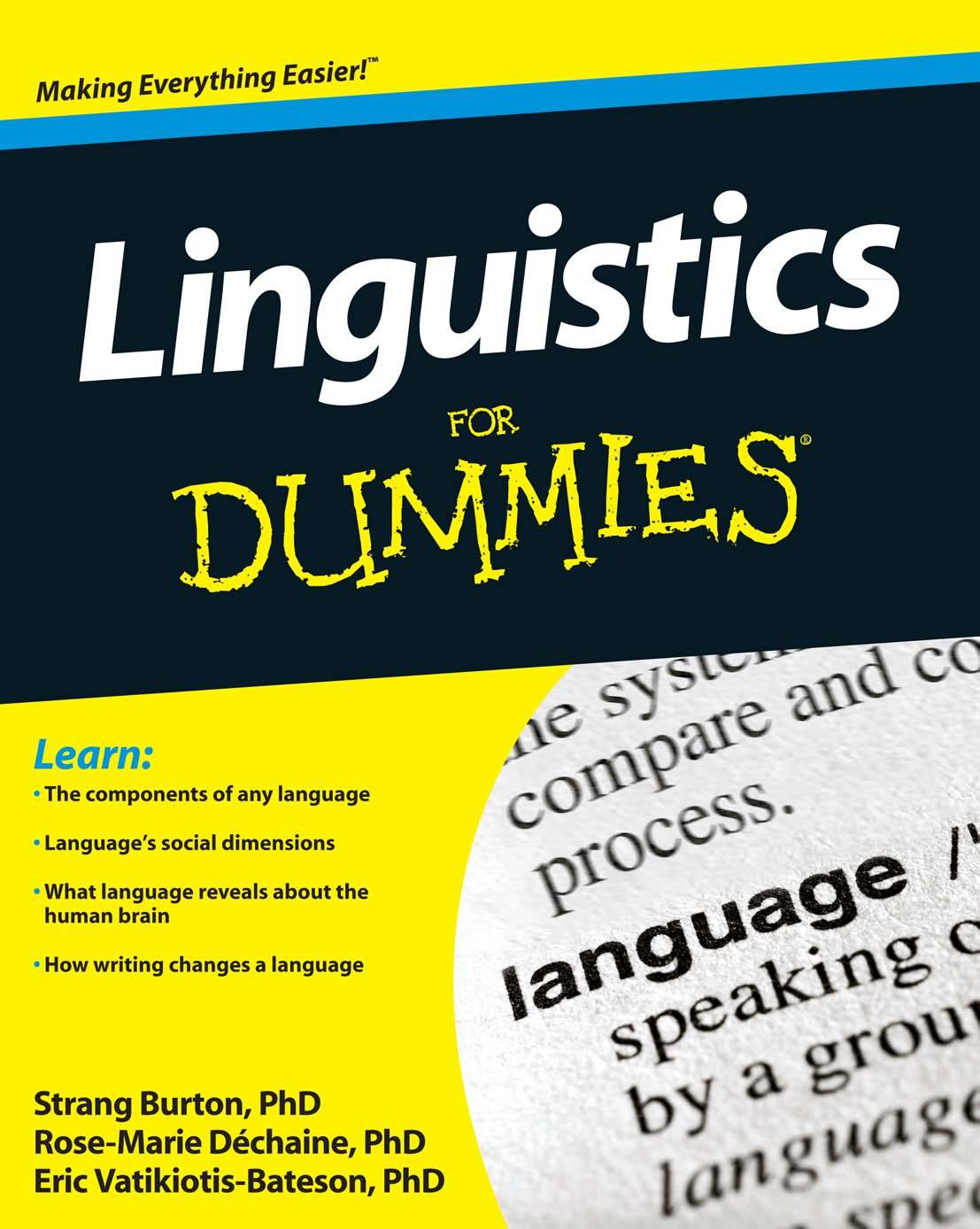 Linguistics for Dummies