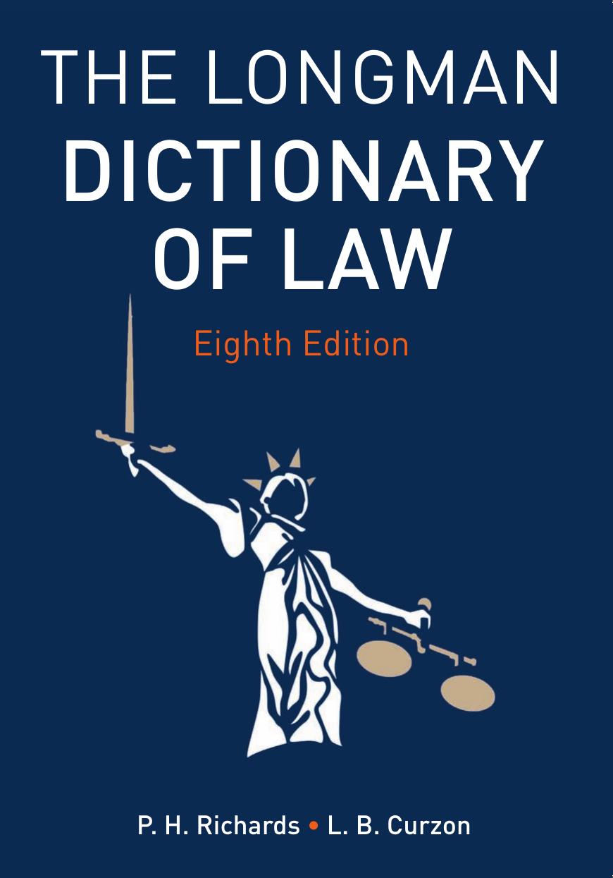 The Longman Dictionary of Law