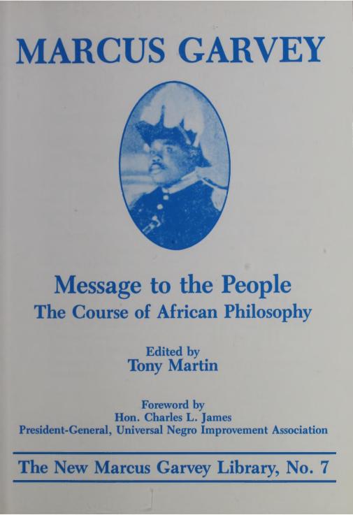 Message to the People: The Course of African Philosophy